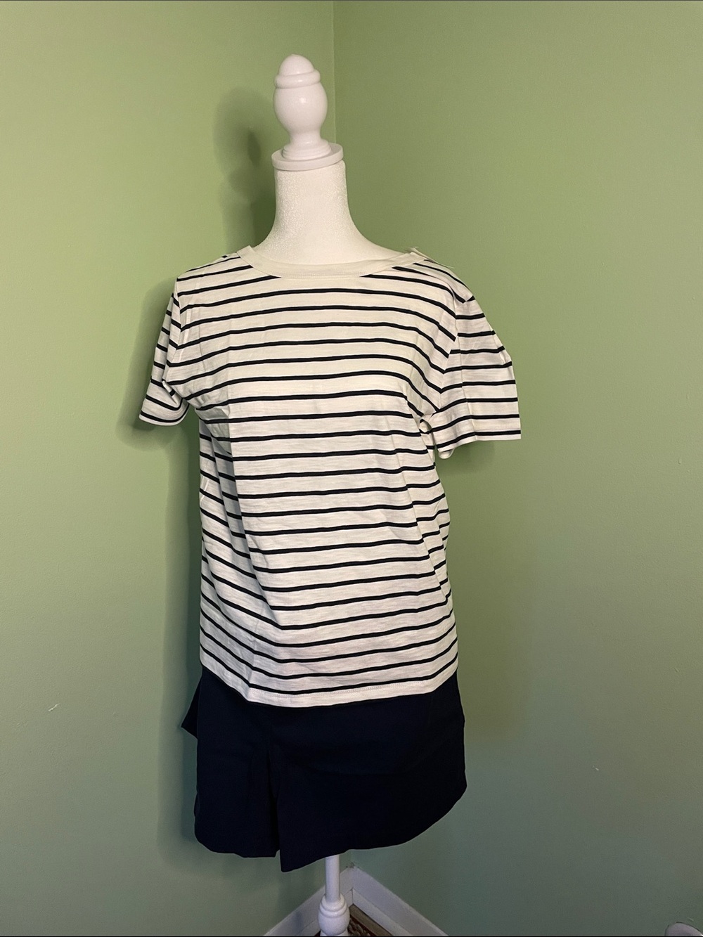 J. Crew Navy 5" Short & Shirt